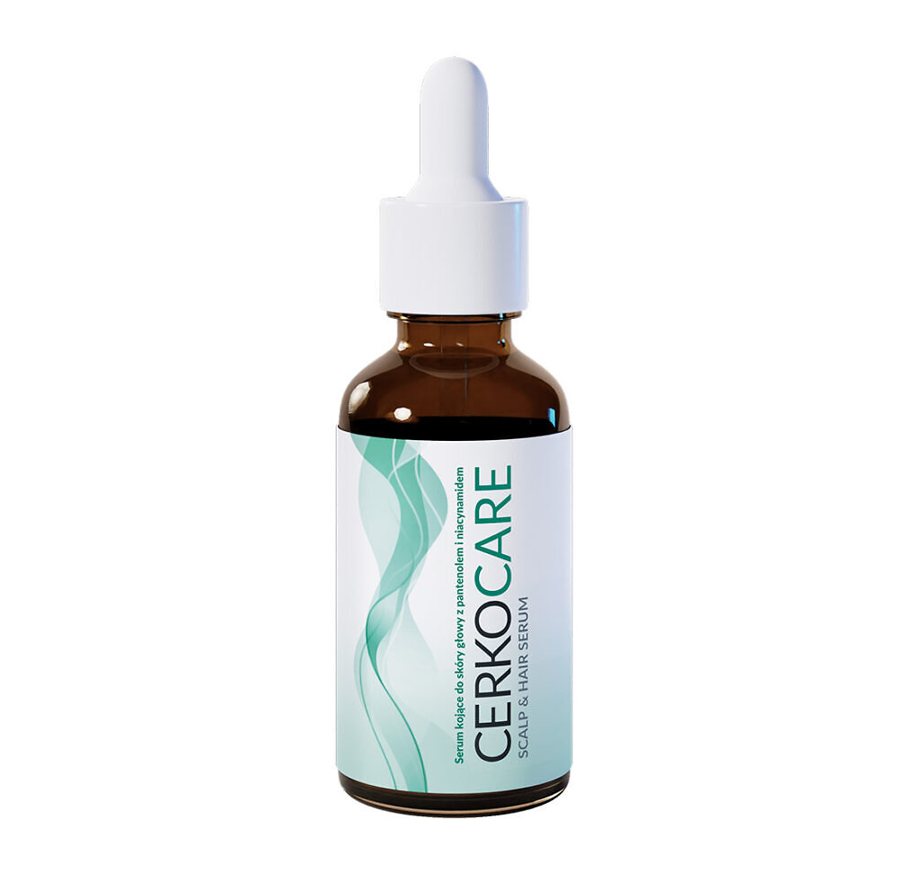Kojące serum do skóry głowy – CERKOCARE